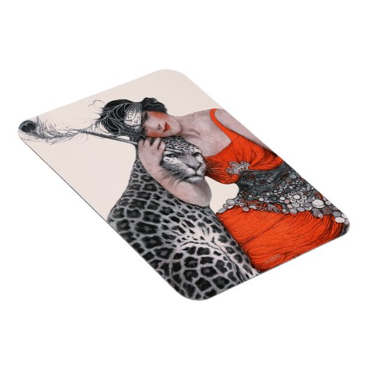 Magnet Flexible Lady et Leopard (Côté Droit)