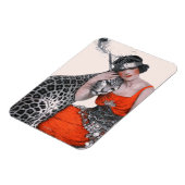 Magnet Flexible Lady et Leopard (Côté Gauche)