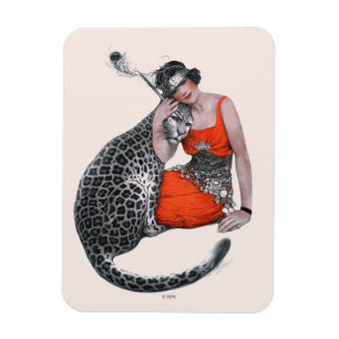Magnet Flexible Lady et Leopard