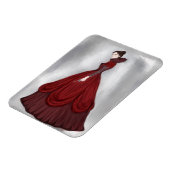 Magnet Flexible Lady In Red Poster plus grande carte postale Carte (Côté Gauche)