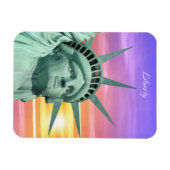 Magnet Flexible Lady Liberty et lever de soleil (Horizontal)