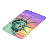 Magnet Flexible Lady Liberty et lever de soleil (Côté Gauche)