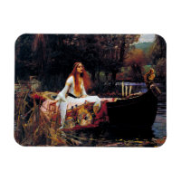 Lady Of Shallot Boat JW Waterhouse Art Romantique