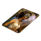 Magnet Flexible Lady Portant des lunettes Imaginaire noir Sci-Fi (Côté Gauche)