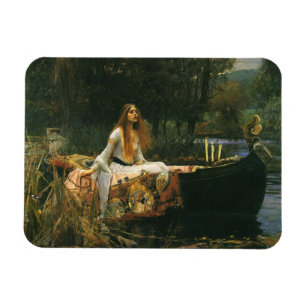 Magnet Flexible Lady Shalott On Boat par John William Waterhouse