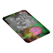 Magnet Flexible Lady Slipper Orchid Frame Ajouter Votre Photo (Côté Droit)