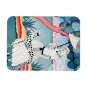 Magnet Flexible Lady with Dalmatian Dog - Helen Dryden (Horizontal)