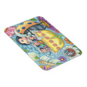Magnet Flexible Ladybug Bubblebath LADYBUG FAMILLE (Côté Droit)