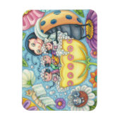 Magnet Flexible Ladybug Bubblebath LADYBUG FAMILLE (Vertical)