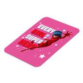 Magnet Flexible Ladybug Every Girl est un super héros (Côté Gauche)