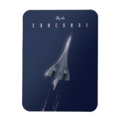 Magnet Flexible L'affiche Voyage de Concorde (Vertical)