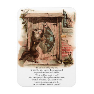 Magnet Flexible L'agneau ne laissera pas le loup entrer