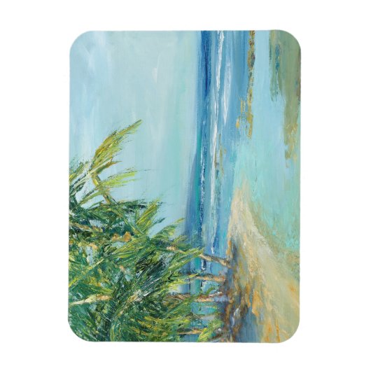 Magnet Flexible Lagon Côtier Bleu (Vertical)