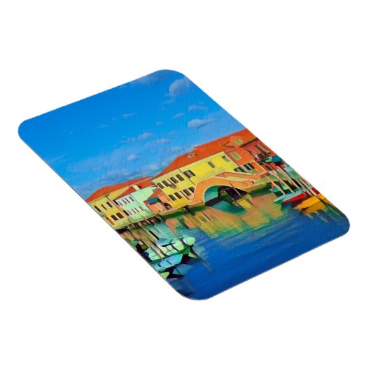 Magnet Flexible Lagon vénitien - MURANO - panorama (Côté Droit)