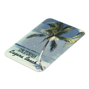 Magnet Flexible Laguna Beach California Vintage Retro Poster Art