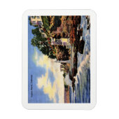 Magnet Flexible Laguna Beach, Californie, Vue Vintage (Vertical)
