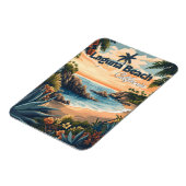 Magnet Flexible Laguna Beach vintage Californie (Côté Gauche)