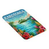 Magnet Flexible Lagune de Muri Îles Cook (Côté Droit)