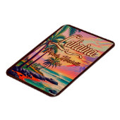 Magnet Flexible Lahaina Maui Hawaii Retro Sunset Souvenir 1950 (Côté Gauche)