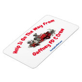 Magnet Flexible L'aide est sur le chemin aimant flexible (Côté Gauche)