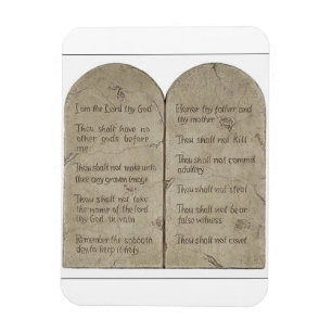 Magnet Flexible L'aimant [anglais] de Dix commandements
