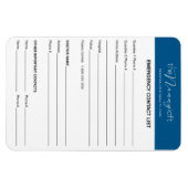 Magnet Flexible L'aimant de contact d'urgence Nanny Loft (Horizontal)