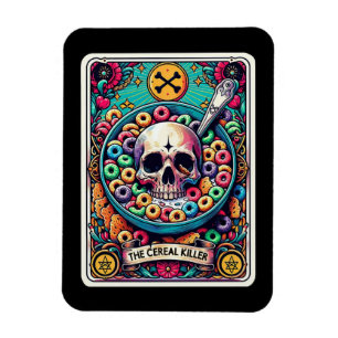 Magnet Flexible L'aimant de la carte Tarot Céréale Killer
