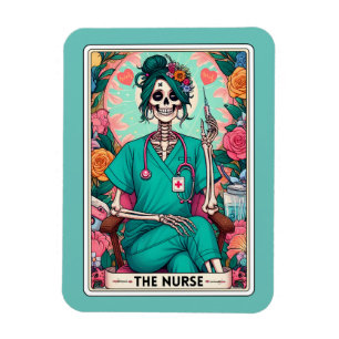 Magnet Flexible L'aimant de la carte Tarot infirmière