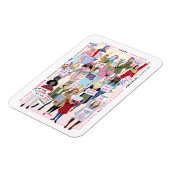 Magnet Flexible L'aimant de la marche des femmes (Côté Gauche)