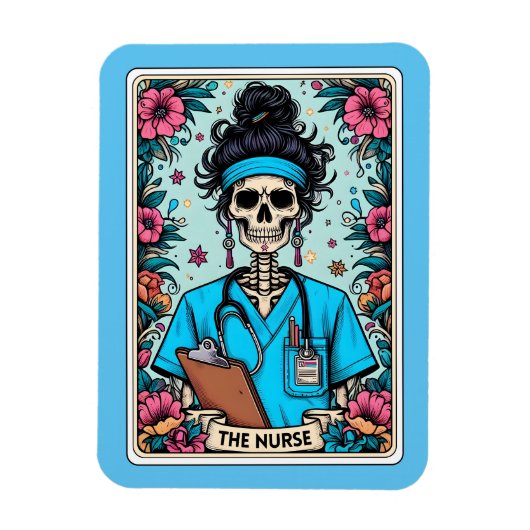 Magnet Flexible L'aimant de l'infirmière Tarot (Vertical)