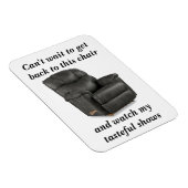 Magnet Flexible L'aimant frigo de papa de sa chaise préférée (Côté Droit)