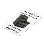 Magnet Flexible L'aimant frigo de papa de sa chaise préférée (Côté Gauche)