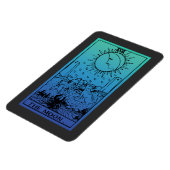 Magnet Flexible L'aimant Gradient de la carte Tarot Lune (Côté Gauche)