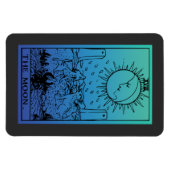 Magnet Flexible L'aimant Gradient de la carte Tarot Lune (Horizontal)