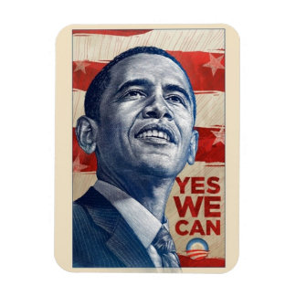 Magnet Flexible L'aimant "Oui nous pouvons" d'Obama