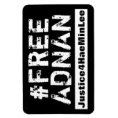 Magnet Flexible L'aimant pare-chocs #FreeAdnan (Vertical)