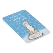Magnet Flexible 'Laisse neiger' mignon aimant de Noël léopard des  (Côté Droit)