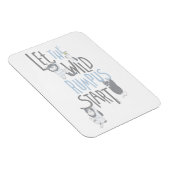 Magnet Flexible Laisser le Rumpus sauvage commencer - Bleu (Côté Droit)