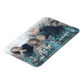 Magnet Flexible Laisser neiger | Turquoise Green Trees photo de fa (Côté Gauche)