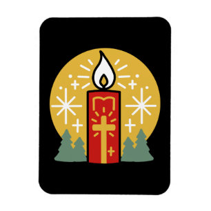 Magnet Flexible Laissez Faith être votre plus brillant Star Candle