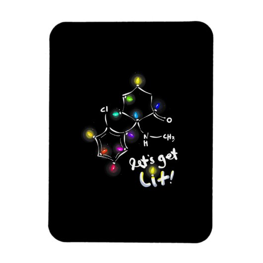 Magnet Flexible Laissons la kétamine de Noël (Vertical)