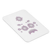 Magnet Flexible Lait blanc classique Rose décoratif (Côté Droit)