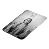 Magnet Flexible Lakota Leader assis Bull Amérindien (Côté Gauche)