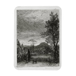 Magnet Flexible L'alouette (gravure à l'eau-forte)