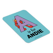 Magnet Flexible L'alphabet d'Elmo | Un Alphabet Violet (Côté Droit)