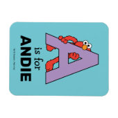 Magnet Flexible L'alphabet d'Elmo | Un Alphabet Violet (Horizontal)
