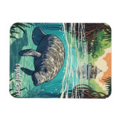 Magnet Flexible Lamantin dans Crystal River Floride (Horizontal)