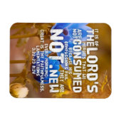 Magnet Flexible Lamentations 3:22-23 KJV Bible Verse (Horizontal)