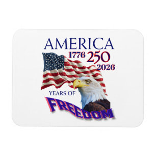 Magnet Flexible L'Amérique 250 Ans de Liberté