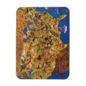 Magnet Flexible L'Amérique de William Gropper - Folklore du dessin (Vertical)